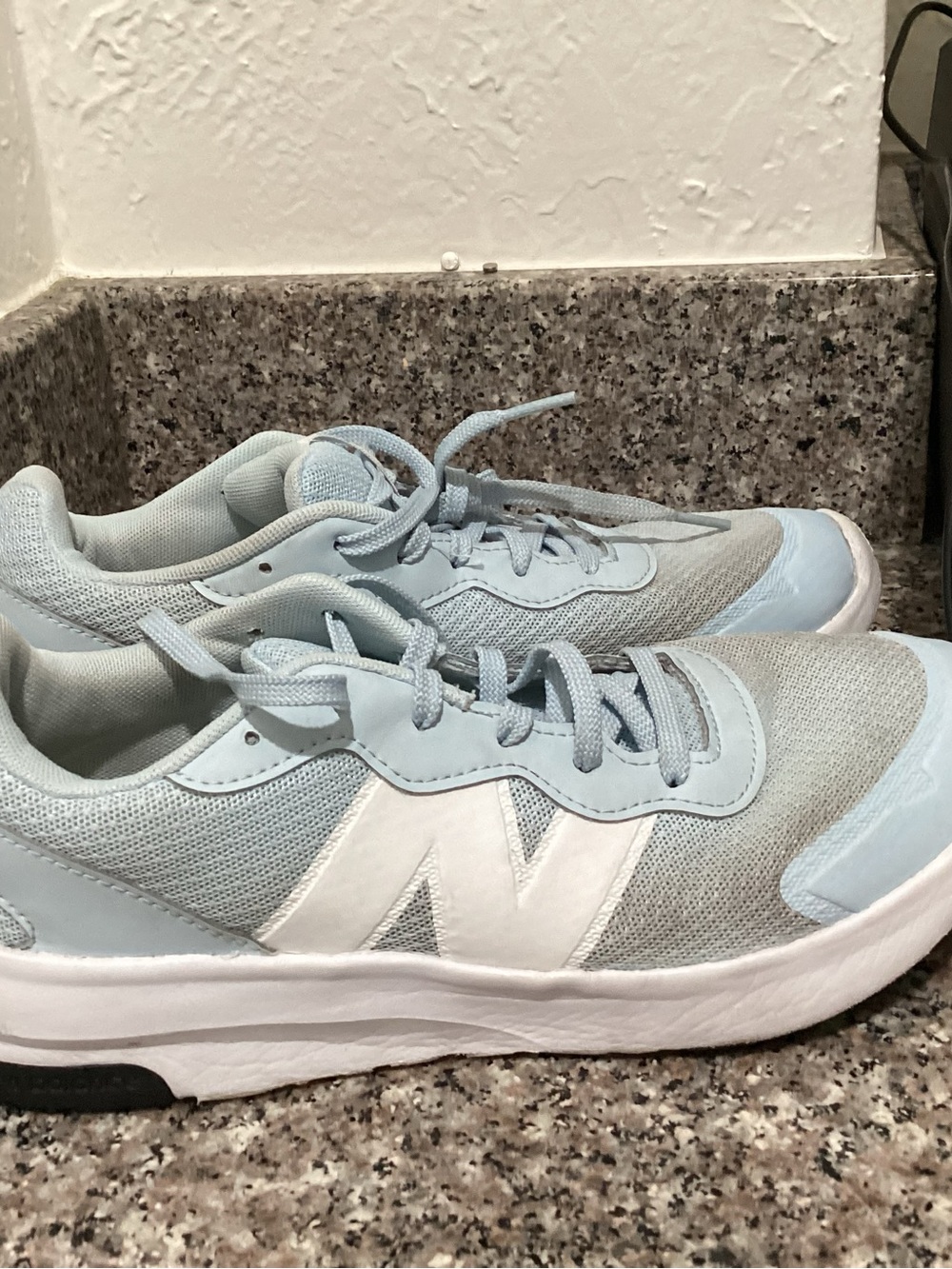 New Balance Pale Blue & White Women's Sneakers